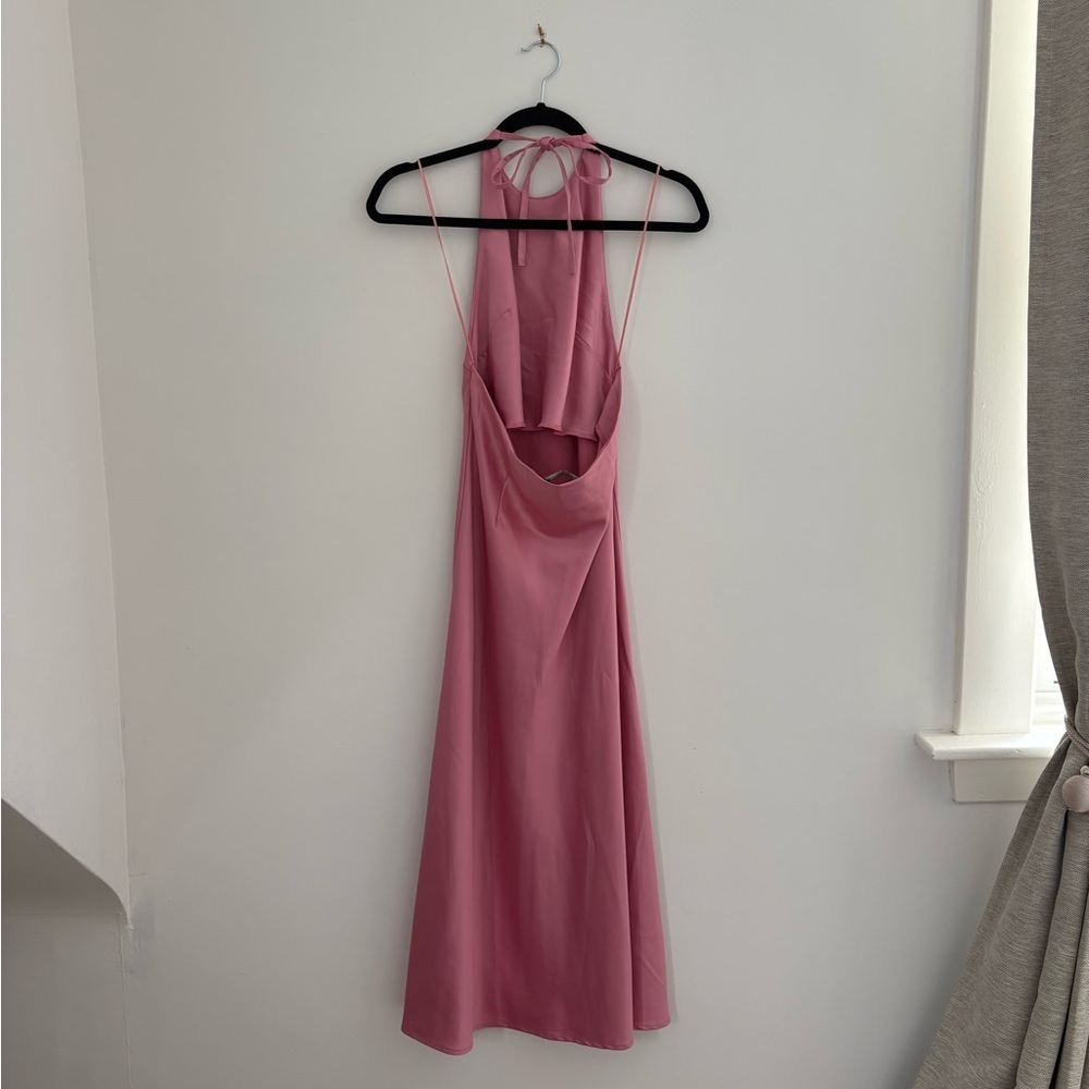 Deluc Pink Halter Dress - Size XS - Picture 3 of 5